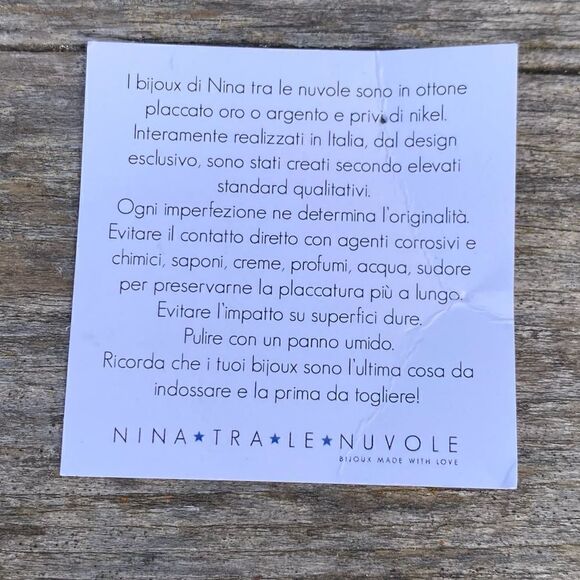 Nina Tra Le Nuvole Blue Saphire/Cobalt Fan Star Rhinestone Earrings. New(NIB) - Picture 10 of 11